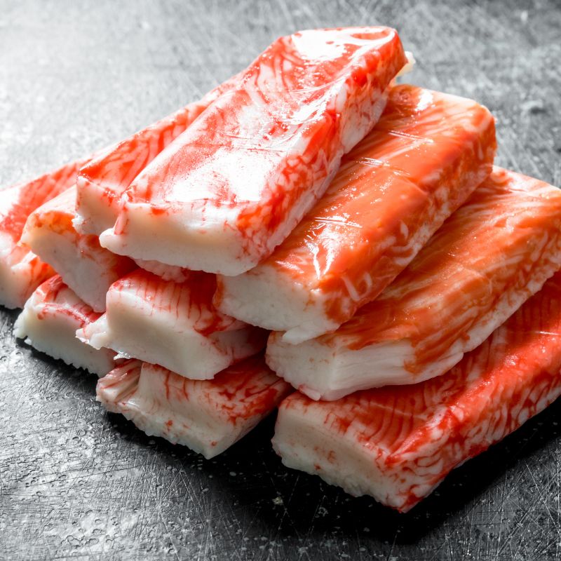 King crab merus leg meat, no shell