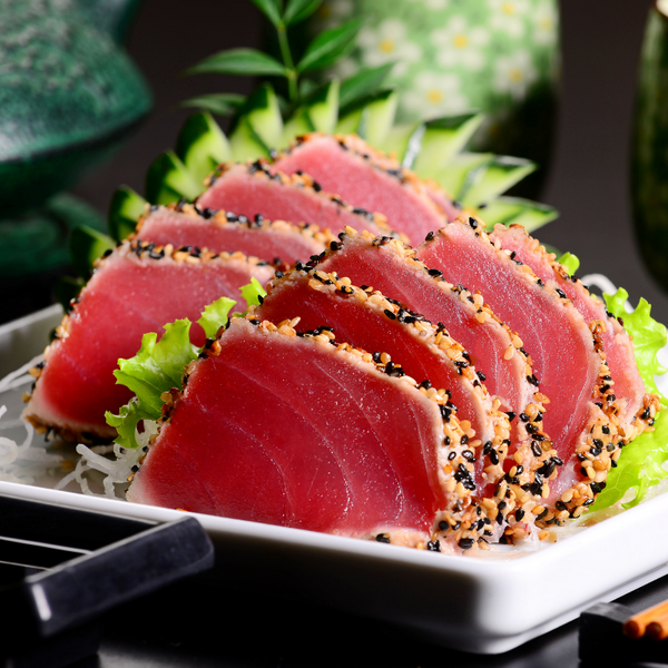 Ahi Tuna - Sesame Crusted - Seared and Sliced - Lg