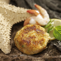 Shrimp and crab cakes made with Georgia wild shrimp and blue crab
