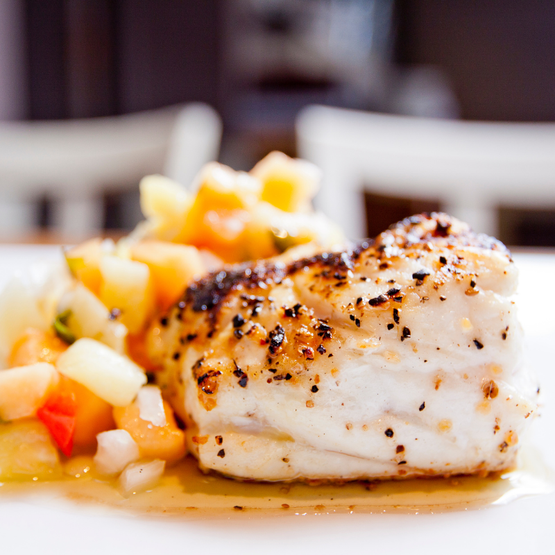 Skinless boneless wild caught grouper filet