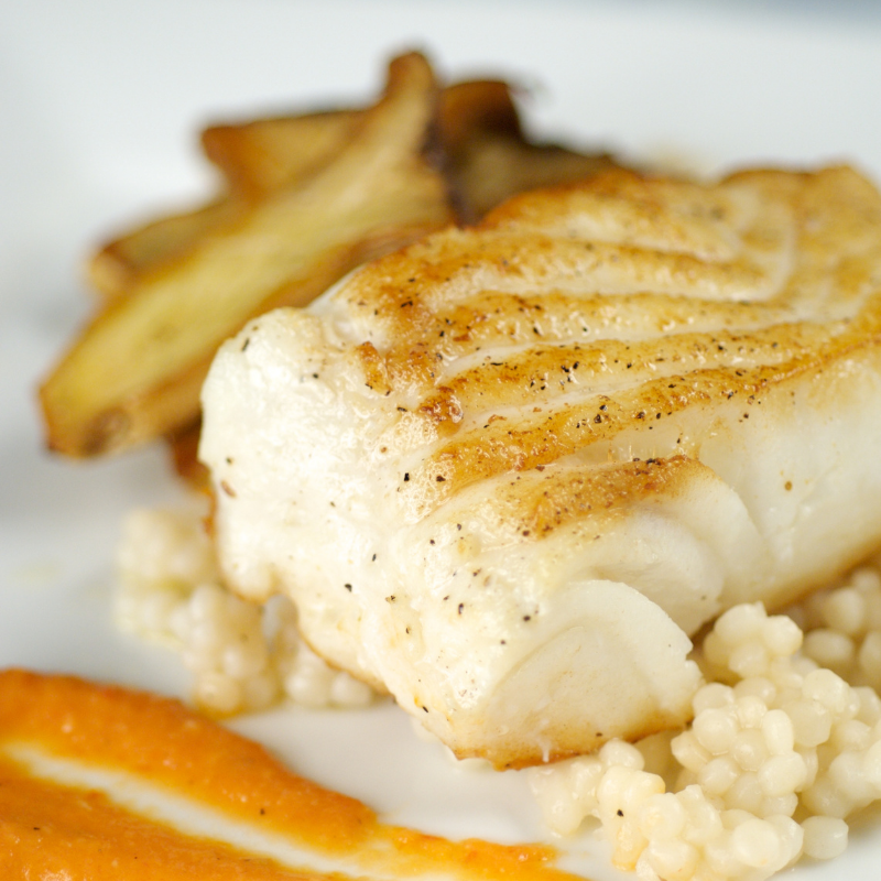 Skinless boneless wild caught Chilean sea bass filet